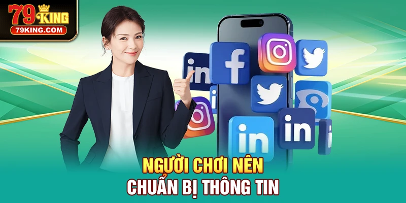 Người chơi chuẩn bị thông tin