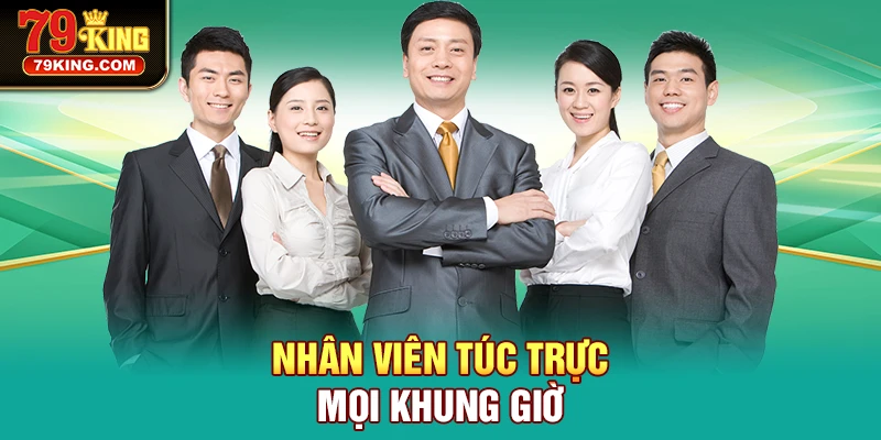 Nhân viên hỗ trợ các khung giờ